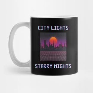 New York City Classic City Lights Starry Nights Mug